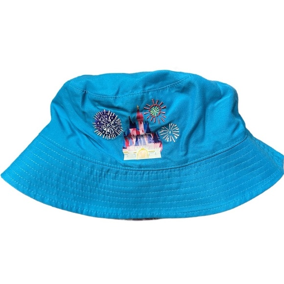 Authentic Disney Parks Castle & Characters Reversible Bucket Hat for Adults -NWT main image 9